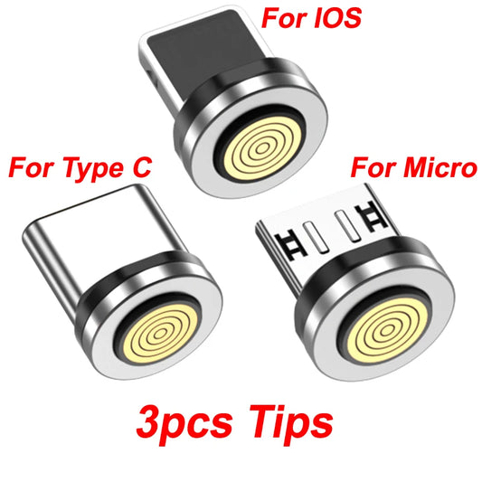 100W Magnetic USB Type C Cable 5A Fast Charging Micro Type C Cable for Macbook Samsung for Iphone Magnet Charger Wire Cord