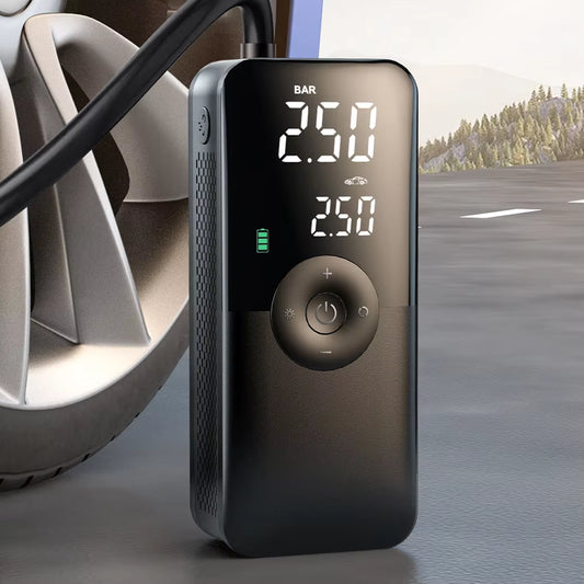 Rechargeable Tire Inflator Digital Cordless Car Tyre Inflator for Motocycle Bicycle Balls Portable Compressor Air Pump