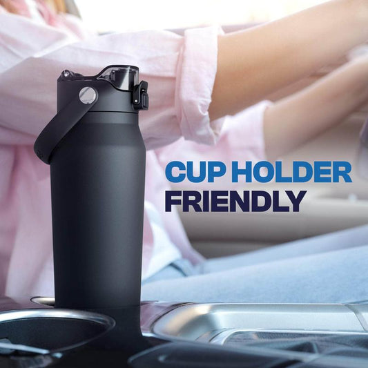 Bottle Buddy | Dual Function Lid Water Bottle | Stainless Steel | Double Wall Insulated