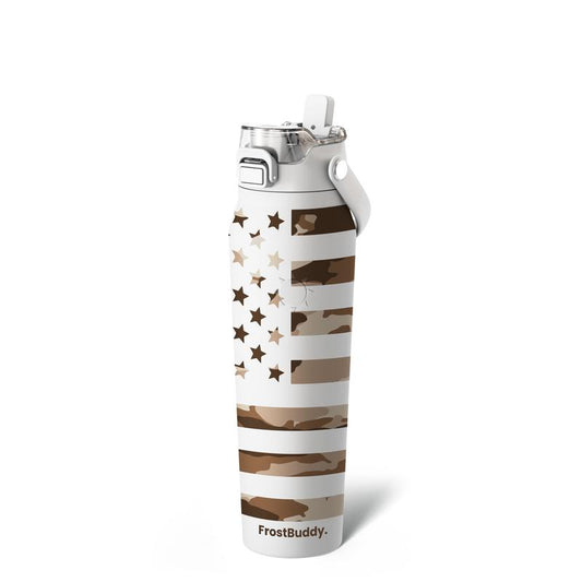 Bottle Buddy | Dual Function Lid Water Bottle | Stainless Steel | Double Wall Insulated