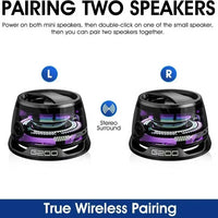 Bluetooth Speaker Portable G200 RGB Lighting Magnetic Speaker BT5.3 Mini Sound Box 7 Hours Playback Phone Holder
