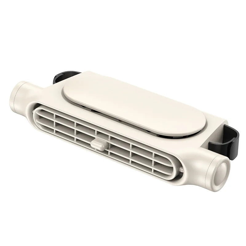 Car Headrest Cooling Air Fan 3 Speeds Adjustable Car Interior Rear Headrest Fan Cooler Air Cooling Fan Summer Car Accessories